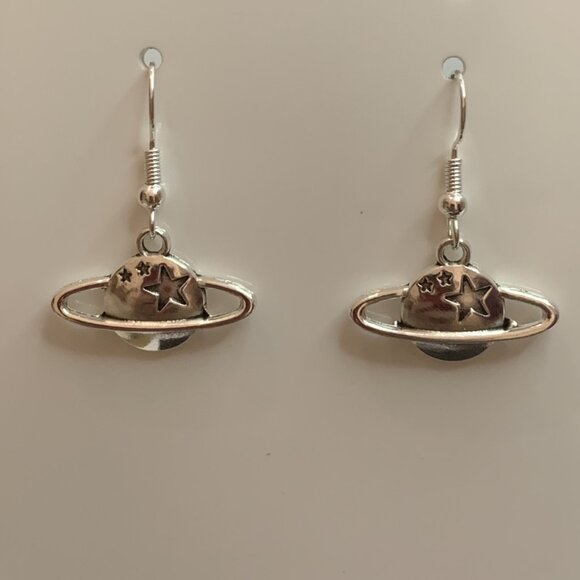 Planet Earring, Science Earring, Astronomy Earring, Star Earring, Gift Idea - Picture 7 of 9